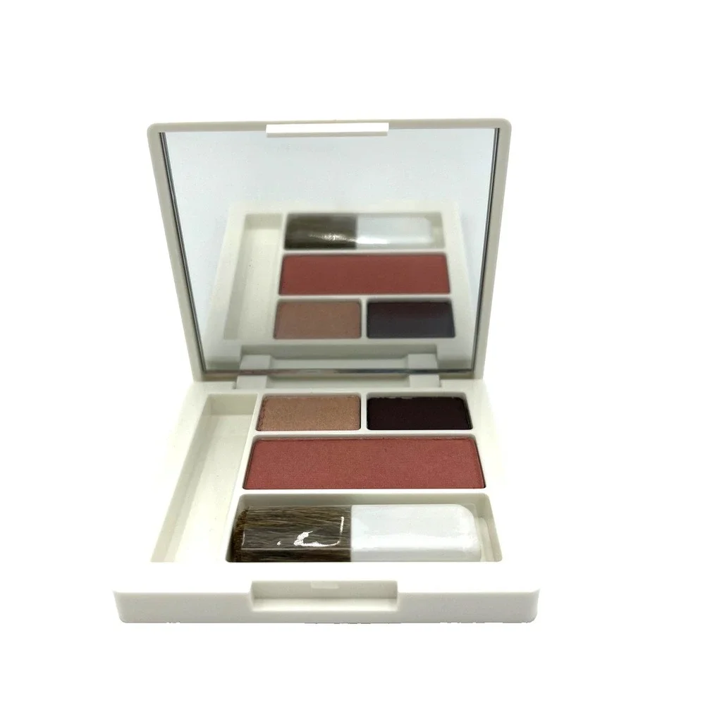 Clinique All‎ About Palette Shadow Duo Morning Java Sunset Glow Blusher Fig